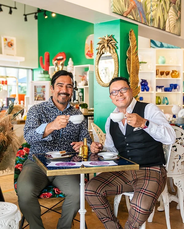 cafecito espiritual men coffee smiling coconut grove